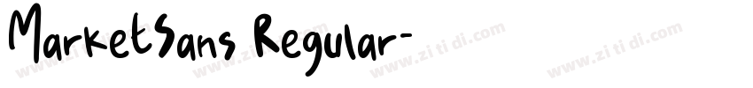 MarketSans Regular字体转换